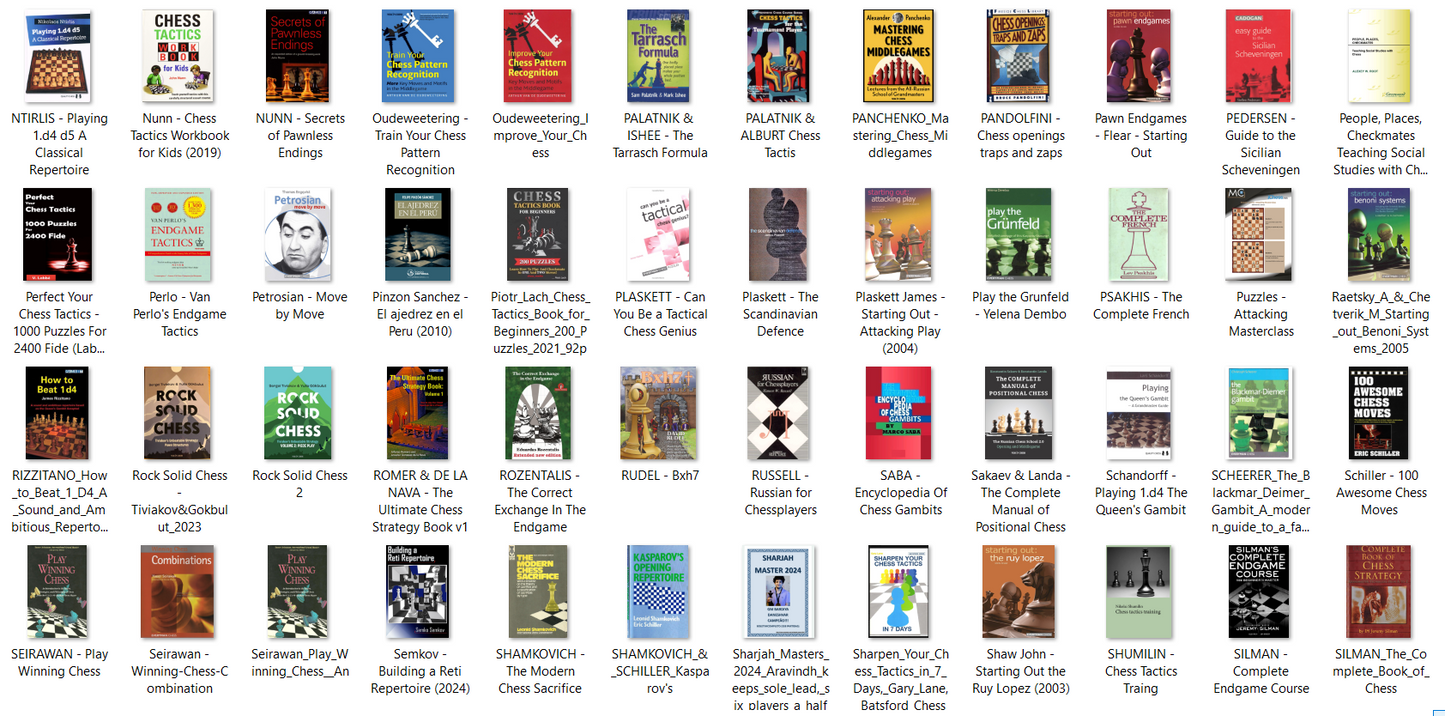 ♟️ The Ultimate Chess Library – 500+ Digital Books, PDFs & Training Guides