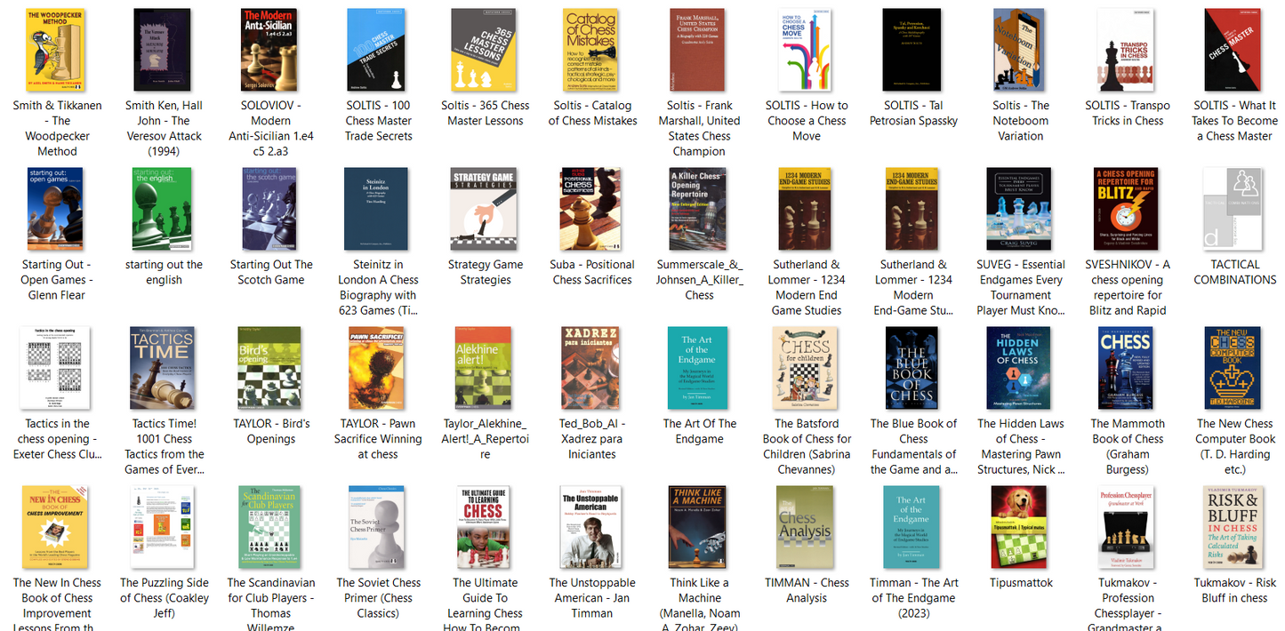 ♟️ The Ultimate Chess Library – 500+ Digital Books, PDFs & Training Guides