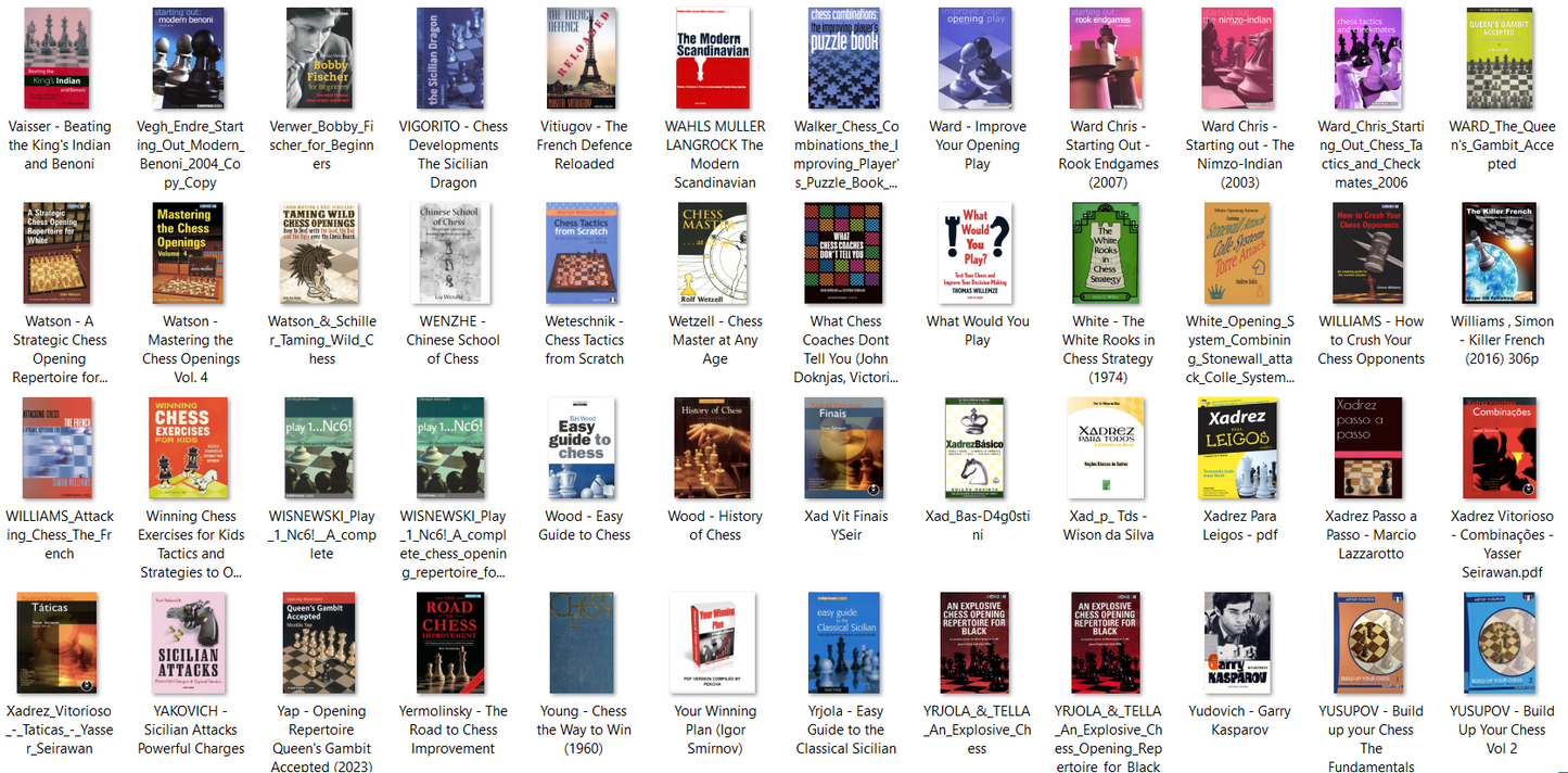 ♟️ The Ultimate Chess Library – 500+ Digital Books, PDFs & Training Guides