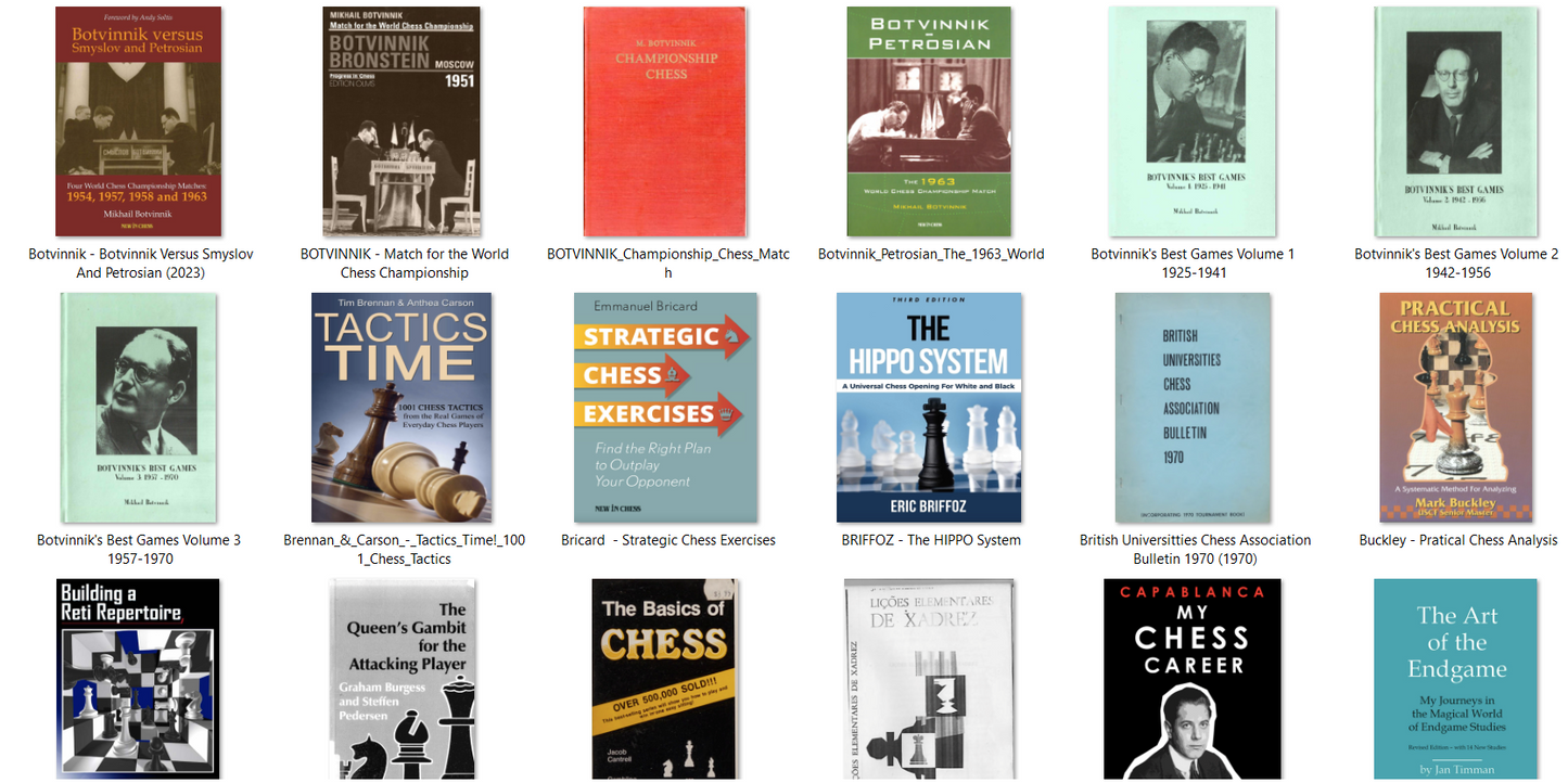 ♟️ The Ultimate Chess Library – 500+ Digital Books, PDFs & Training Guides