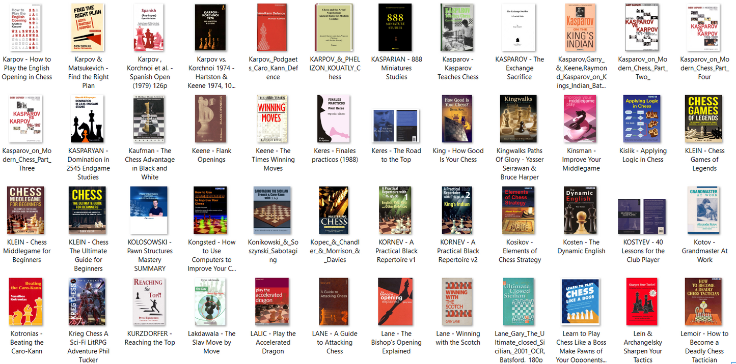 ♟️ The Ultimate Chess Library – 500+ Digital Books, PDFs & Training Guides