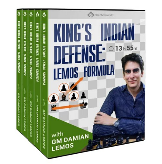 King’s Indian Defense: Lemos Formula – with GM Damian Lemos 13h 55m of elite video training • PGNs • Strategic breakdowns • Bonus material