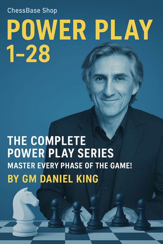 ChessBase Shop: Power Play 1–28 by GM Daniel King 🎓 The Complete Power Play Series – Master Every Phase of the Game!  By GM Daniel King – 28-DVD Mega Collection