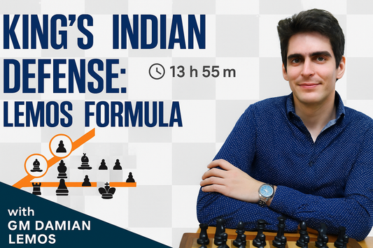 King’s Indian Defense: Lemos Formula – with GM Damian Lemos 13h 55m of elite video training • PGNs • Strategic breakdowns • Bonus material
