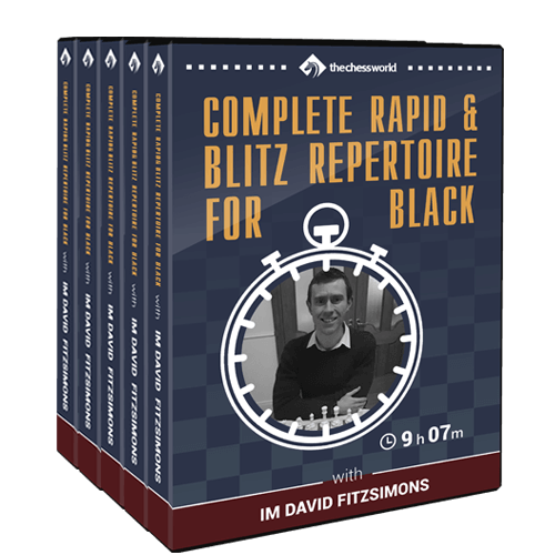 IM Fitzsimons: Complete Black Opening Repertoire for Rapid & Blitz